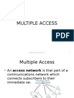 Multiplexing and Multiple Access