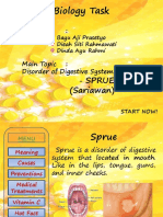 Disorder of Digestive System - Sprue