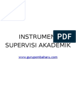 Instrumen Supervisi Akademik Versi Word 1