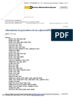 Alineación generadores