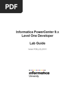 PowerCenter 9.x Developer, Level 1 (OnDemand) Lab Guide - 635845966401197748