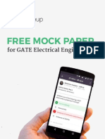 GATE Electrical Engineering Mock Paper