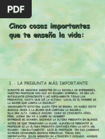 5 COSAS IMPORTANTES