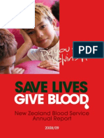 Did You Sa Ve Kelvin, S Life?: New Zealand Blood Service Annual Report