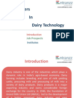 Careers in Dairy Technology