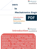 Careers in Mechatronics Engineering