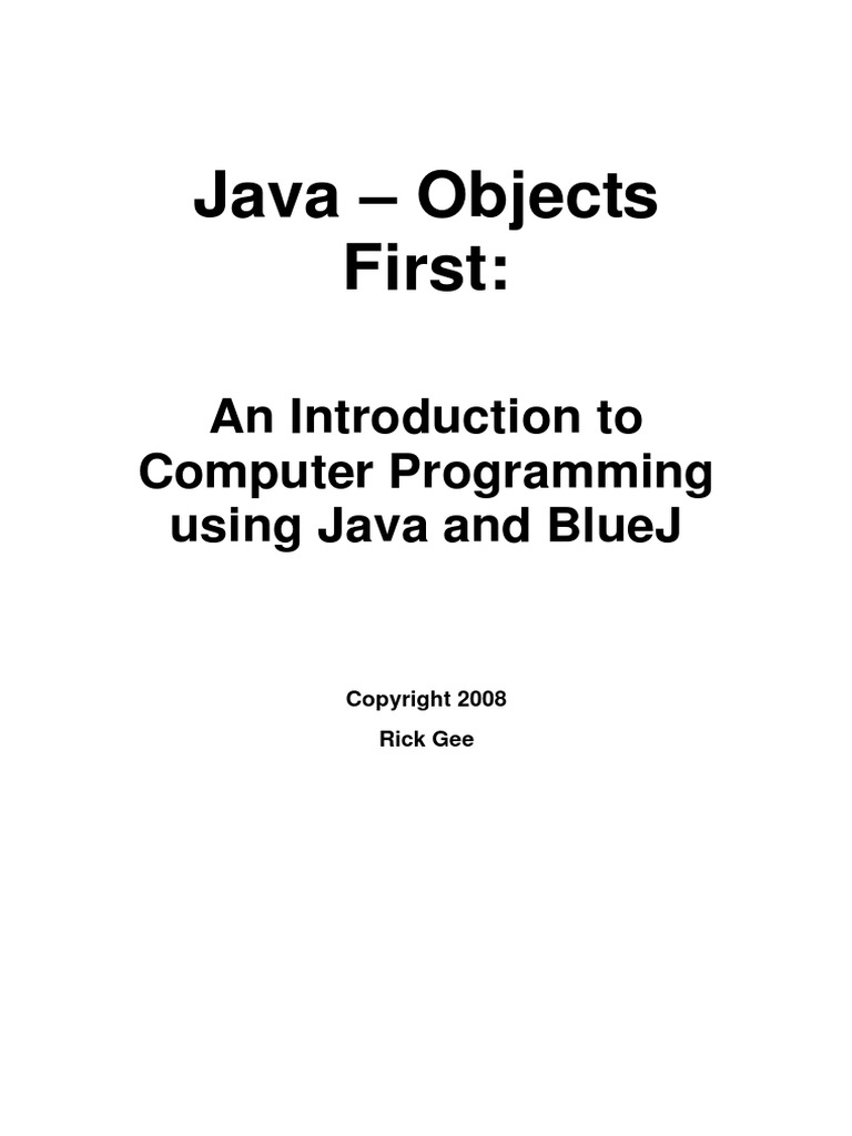 Java Book | PDF | Unit Testing | Java (Programming Language)