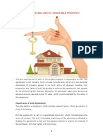 Agreements for Selling of Immovable Property