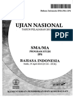 Bahasa Indonesia Un 2014