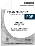 UN 2014 BAHASA INGGRIS