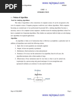 Cse-IV-Design and Analysis of Algorithms (10cs43) - Notes