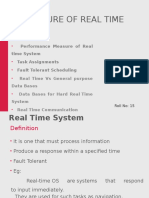 Real Time and Fault Tolerance