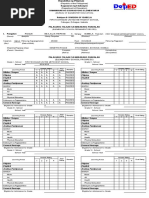 DepEd Form 137 Elementary