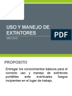 Uso y Manejo de Extintores