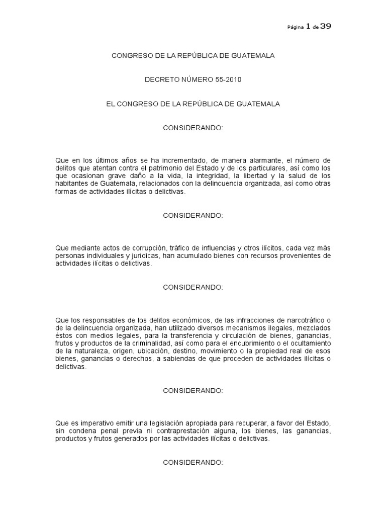 Ley de Extinción de Dominio | PDF | Evidencia (ley) | Propiedad