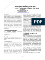 Contract4J for Design by Contract in Java Design Pattern-Like Protocols and Aspect Interfaces