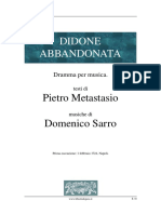 Didone Abbandonata - Metastasio