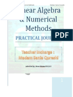 Linear Algebra and Numerical Methods Practical Programs by DK Mamonai