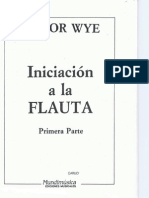 Flauta Traversa Trevor Wye Iniciación a la flauta Vol I