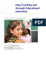 Transforming Teaching and Learning Through Educational Telecommunication