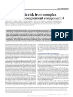 Schizophrenia Risk From Complex Variation of Complement Component 4