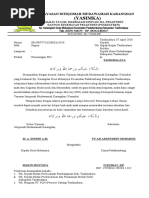 Surat undangan perpisahan