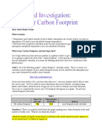 Week 3 Carbon Footprint Activity Rodesney