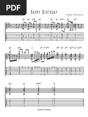 Happy Birthday Jazz Guitar
