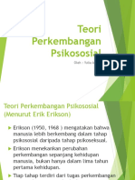 I 3 Teori Perkembangan Psikososial