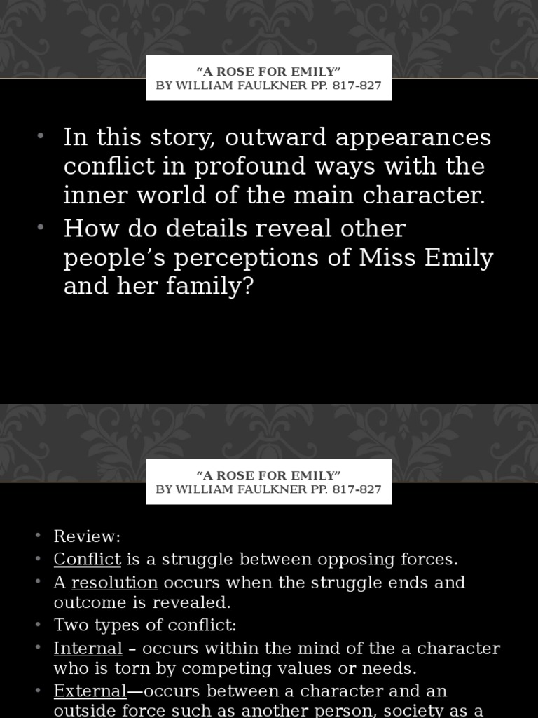 A Rose For Emily PDF