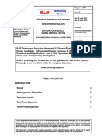 294001648 Engineering Design Guidelines Separator Vessel Sizing and Selection