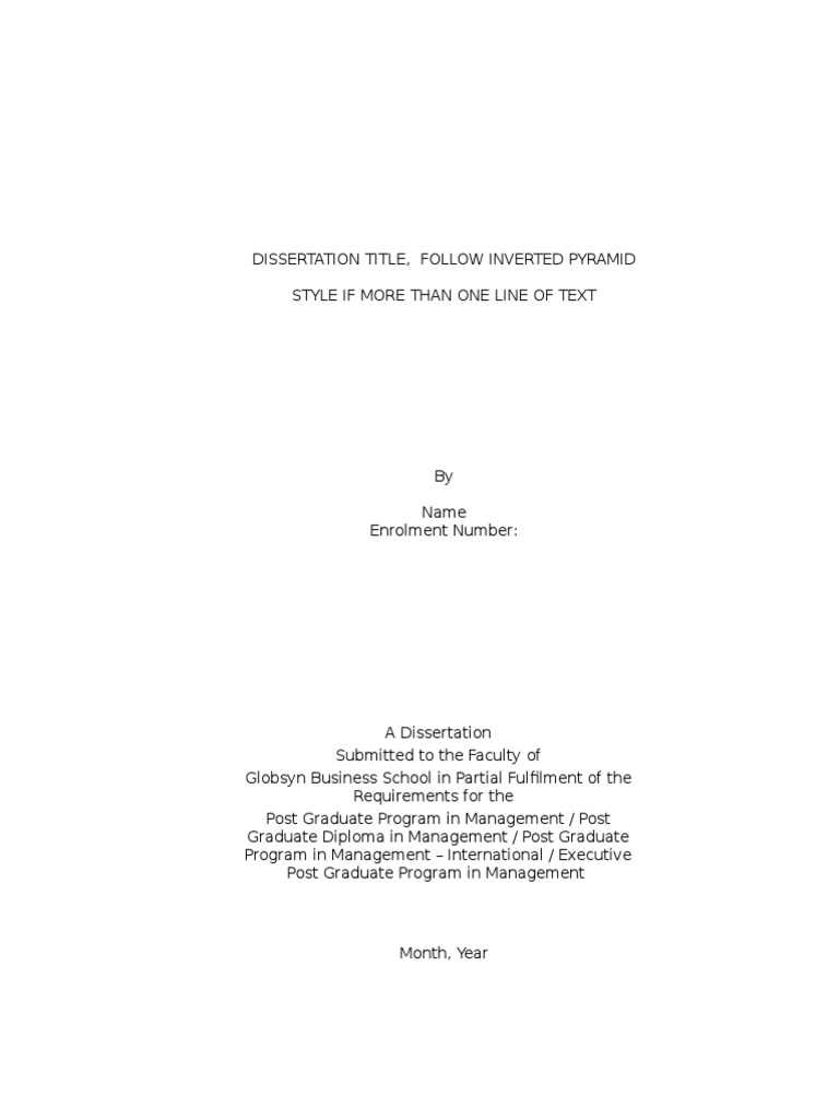 thesis of postgraduate