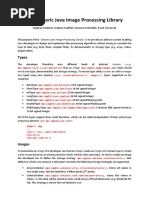 The Generic Java Image Processing Library