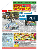 Bikol Reporter January 31 - February 6, 2016 Issue