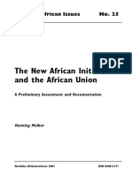The New African Initiative and the African Union a Preliminary Assessment and Documentation