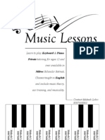 Music Lessons Flier