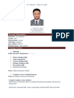 Yasser El-Zayat CV/Resume - Sales & Purchasing Professional