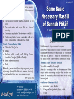 Some Basic Necessary Masā’il of Sunnah I‘tikāf - Muftī Sulayman Lasania