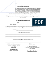 Formal Letter Template to Your MP | PDF