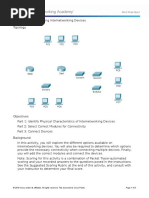 6.3.1.8 Packet Tracer - Exploring Internetworking Devices