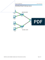 6.4.3.4 Packet Tracer - Troubleshooting Default Gateway Issues