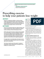RX Exercise For Weight Loss CCJM 2016