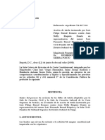 T-581-08 Servicios públicos domiciliarios y su protección por vía de tutela. Suspensión oportuna de los servicios por Empresas de Servicios Públicos Domiciliarios. Principio de solidaridad.rtf