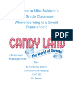 Classroom Management Plan