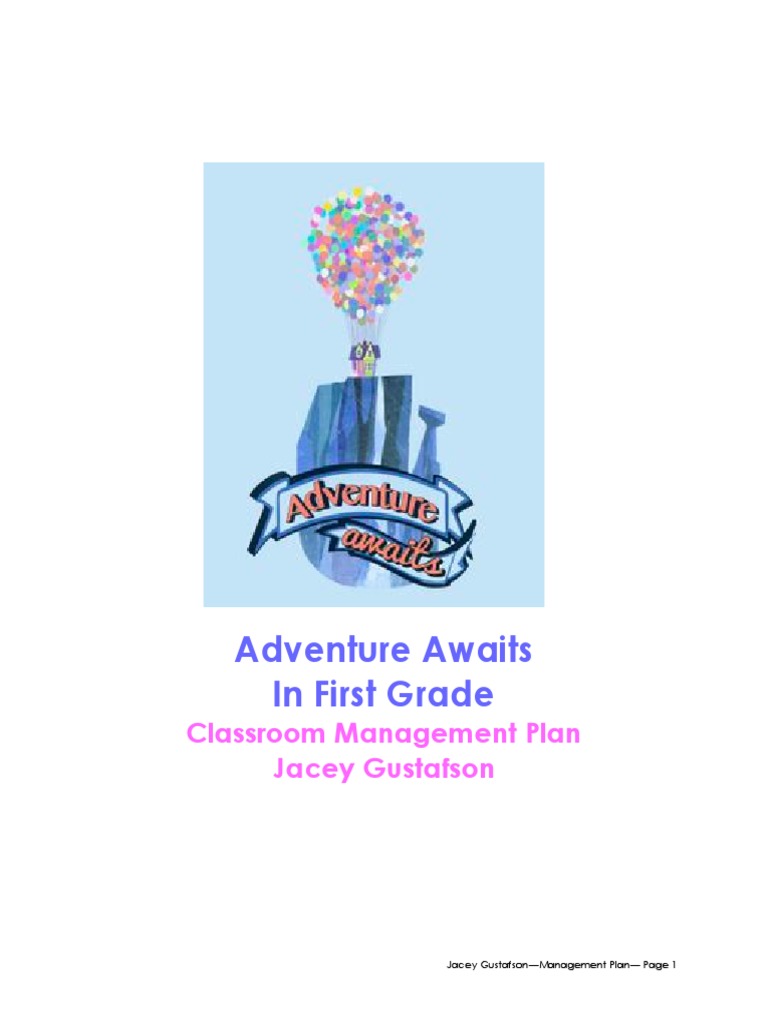 First Grade Classroom Management Plan | PDF | Self-Improvement