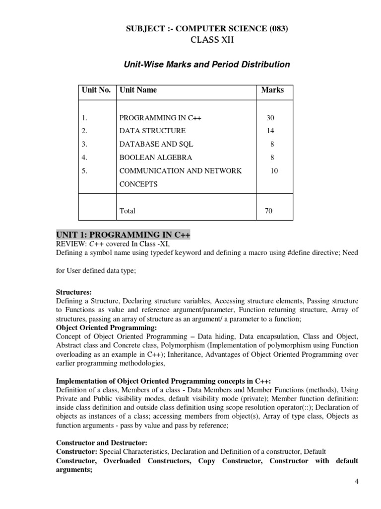 Class 12 Computer Science Guide | PDF | Technology & Engineering