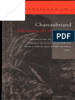 Chateaubriand - Memorias de Ultratumba - Libro 01 (Ed. El Acantilado)
