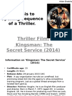 Analysis To Opening Sequence of A Thriller, Kingsman, The Secret Service