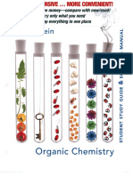 Organic Chemistry Student Study Guide and Solutions Manual Cover