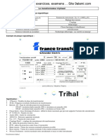 6 Exercices Le Transformateur Triphasé 2 Bac Science Dingenieur PDF
